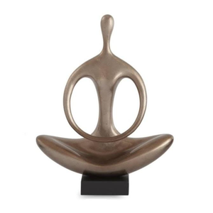 Décoration d'intérieur, sculptures en métal et objets décoratifs, sculpture abstraite en aluminium coulé, disponible dans toutes les finitions - Product Image 2