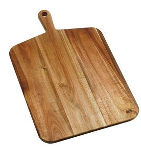 Tabla de cortar reversible de madera dura para cocina con una superficie resistente para picar, rebanar y cortar en cubos - Product Image 3