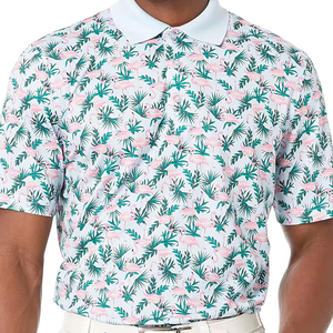 Camiseta Polo de Algodón para Hombre 6592 MAA B898-01-02, Manga Corta, Resistente, Gruesa, con Bordado de Flores, Rayas y Color Sólido - Product Image 5