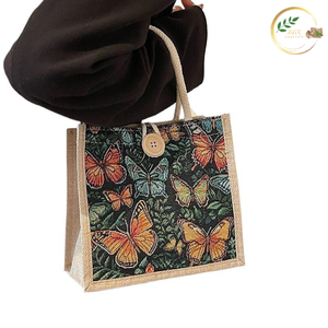 Elegante Bolso de Yute Hecho a Mano para Envolver Regalos - Product Image 2