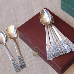 Multipurpose Stainless Steel Spoon <b>Set</b> for Kitchen Serving Eating Mixing - Product Image 1