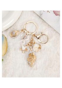 Llavero de Concha Hecho a Mano, Recuerdo de Playa, Regalo, Porta Llaves de Concha Natural, Decoración Marina, Proveedor de Llaveros Tropicales - Product Image 4