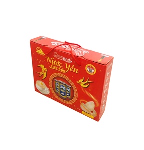 Basic Style Custom Corrugated Cardboard Self Erecting Boxes 28*5*22cm Size Offset Printed Food Beverage Premium Bird Nest - Product Image 4