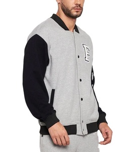 OEM Vintage Chaqueta de lona de invierno para los hombres personalizados bordados Varsity Stand Industria Tendencia Patrón Tipo Carta - Product Image 3