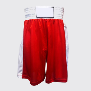 Pantalones Cortos de Boxeo Rojos para Hombre, Corte Regular, Secado Rápido, Ropa de Artes Marciales para Adultos - Product Image 6