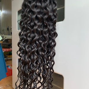 Extensiones de Cabello Humano Natural Rizado, Rizado Profundo, Rizado 3C, para Cabello Ondulado Vietnamita, Color Natural Personalizable, Cabello No Remy - Product Image 1