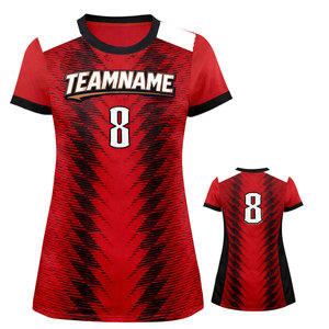 เสื้อซอฟต์บอลผู้หญิงแบบสั่งทำ ระบายอากาศ แห้งเร็ว โพลีเอสเตอร์ 100% แขนสั้น น้ำหนักเบา ชุดกีฬาฤดูร้อน - Product Image 1