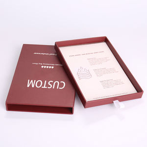 Luxury Custom Logo Printed ECO21 Recyclable Rigid Paperboard Drawer <b>Box</b> Matt Lamination Embossing UV Coating Clothing <b>Gift</b> - Product Image 3
