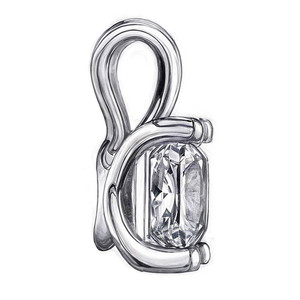 Luxury Yellow Princess Cut Lab Grown Diamond Pendant for Women 10K 14K 18K Solid Gold Halo <b>Necklace</b> Fine Jewelry Wedding Gift - Product Image 3