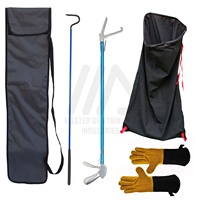 Offre de réduction de 25 % sur les fournitures pour reptiles, kit d'outils pour manipuler les serpents, équipement forestier, outils pour reptiles, kit de capture de serpents, 5 pièces, extérieur, CE