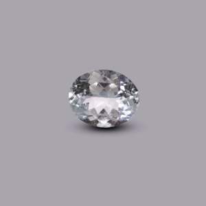 Natural Sky Blue Sapphire 4.2 Carat Faceted Oval Cabochon Loose Gemstone for Fine Jewelry - Product Image 1