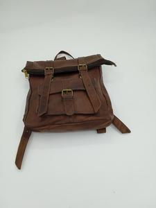 All Weather Leather <b>Roll</b> Top <b>Backpack</b> Reinforced Stitching Laptop Rucksack For Industrial Supply LTBP-0270 - Product Image 3