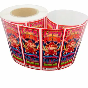 Etiquetas Compostables Personalizadas, Resistentes al Agua y al Aceite, para Botellas de Suplementos, Aptas para Congelador, Duraderas, en Rollo - Product Image 1