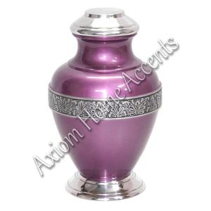 Sofisticada urna de cremación de aluminio con diseño atemporal Hermoso recuerdo conmemorativo de Axiom Home Accents - Product Image 2