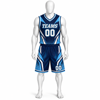 Derniers uniformes de basketball personnalisés 100 % polyester avec impression par transfert thermique, vente en gros OEM, grande taille, séchage rapide