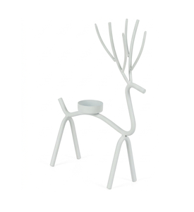 <b>Top</b> Selling Minimalist Deer Candle Holder Modern Black Metal Scandinavian Artistic Candle Stick Holder Customized Size - Product Image 3