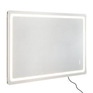Specchio LED da Bagno 36'' X 60'' Antiappannamento con Luci Memoria, Retroilluminazione e Design a Gradini, Specchio LED da Bagno 60'' - Product Image 1