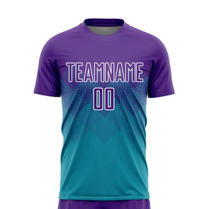 Tenue de football personnalisée de haute qualité avec logo, 100 % polyester, vêtements d'équipe, ensemble uniforme de football imprimé - Product Image 4