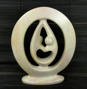 Regal white <b>stone</b>-finish lion statuette seated posture with a detailed mane, displayed on a textured rug, available at wholesale - Product Image 5