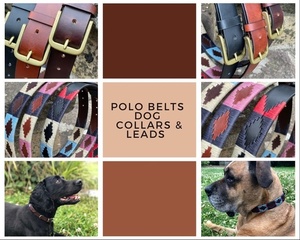 Ceinture de polo argentine faite à la main en cuir marron brodé, ceinture en cuir véritable haute résistance, boucle en laiton - Product Image 6