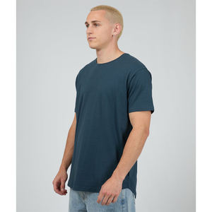 เสื้อยืดแขนสั้นผู้ชายสไตล์ลำลองสำหรับฤดูร้อน ผ้าถักระบายอากาศได้ดี ทรงหลวม ใส่สบาย แบบยูนิเซ็กส์ สตรีทแวร์ สไตล์สตรีท - Product Image 4