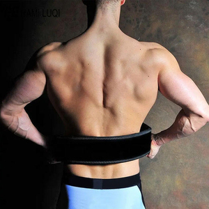 Ceinture de musculation unisexe en cuir de vachette, réglable, avec logo personnalisé, en tissu doux de haute qualité, pour entraînement de force et de musculation. - Product Image 6