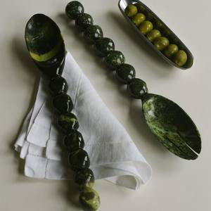 Resin <b>Salad</b> Servers Set Eco-Friendly Dishwasher Safe Manual <b>Salad</b> <b>Tools</b> - Product Image 5