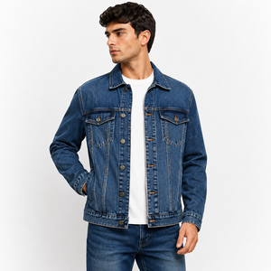 Men Denim Jacket Breathable from premium cotton blend durable stitching modern fit stylish comfortable for daily wear all season - Product Image 1