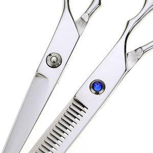 Ciseaux de barbier en acier inoxydable au design unique, sur mesure, vente en gros ADI-1112 - Product Image 3