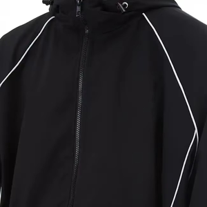 Custom Streetwear Solid <b>Teenagers</b> Unisex Windbreaker <b>Suits</b> High Quality Anti-Bacterial Breathable Summer 2-Piece Lightweight - Product Image 6