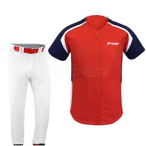Uniforme de Béisbol Profesional, Ecológico, Ligero, Tejido Transpirable, Costuras Duraderas, Logotipo Personalizado, Diseñado para Entrenamiento - Product Image 2