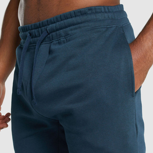 Men High Street Trendy Sweat Shorts Soft Cotton Fleece Adjustable Waist Customizable Logo Eco-Friendly Quick-Dry Sweat Shorts - Product Image 6
