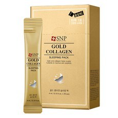 Sconto sullo stick idratante viso SNP Gold Collagen 80ml Sleeping Pack (1 pezzo) Maschera ai Peptidi - Product Image 1