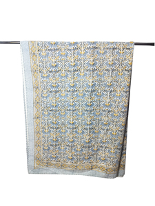 Colcha Kantha estampada a mano, manta Kantha cosida a mano, cubrecama para sofá, disponible en stock para la venta - Product Image 4