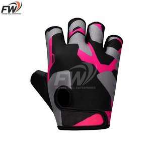 Guantes de neopreno sin dedos para levantamiento de pesas, transpirables y ligeros, para entrenamiento deportivo unisex. - Product Image 2