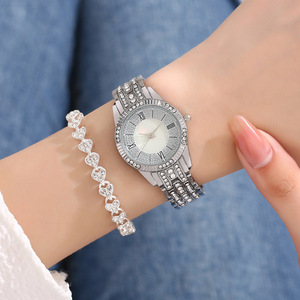 8498 Luxury Woman <b>Bling</b> Hip Hop <b>Watches</b> Fashion <b>Ladies</b> <b>Watches</b> With Bracelets - Product Image 4