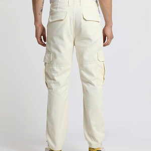Jean pour homme à taille mi-haute, coupe droite, 100% coton, léger et respirant, construction durable, idéal pour un usage décontracté et confortable. - Product Image 3