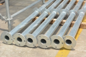 Pieux hélicoïdaux en acier galvanisé à chaud pour fondations, ancrages au sol pour montage solaire, clôtures et terrasses - Product Image 6