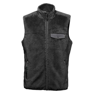 Hot Selling Men's Sherpa Fleece <b>Vests</b> Stand Collar Zipper-Up Sleeveless Winter Wear Windproof Outdoor Hiking Traveling Gilets - Product Image 1