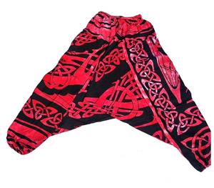 Pantalon sarouel de yoga bohème pour femmes de style européen imprimé tie-dye personnalisé Leggings d'été respirants GC-AP-313 pour l'approvisionnement en gros - Product Image 5