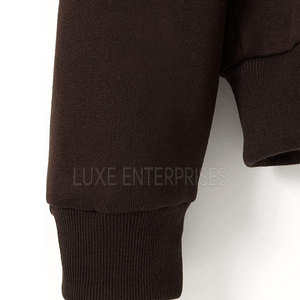 Fabricant pakistanais de sweats à capuche en molleton mélangé de coton pour l'hiver, avec fermeture éclair et strass, pour hommes, vente en gros en stock - Product Image 4