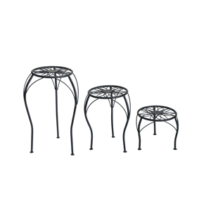 Metal Plant <b>Stand</b> For Indoor Outdoor Flower <b>Pot</b> Display Home Garden Entryway Decoration - Product Image 1
