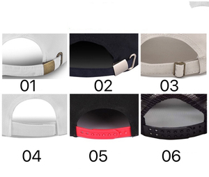 Gorra de Béisbol Unisex de 6 Paneles, de Algodón, Color Sólido, Ajustable, Estilo Casual para Adultos, Negra y Gris - Product Image 4