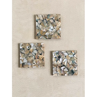 Sous-verres en nacre les plus vendus, prix le plus bas, mosaïque incrustée de nacre, par Blossom Craft India