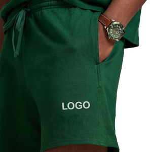 Shorts graphiques en jersey respirant à logo avant, coupe décontractée, pour hommes, style universitaire, personnalisables OEM, vêtements de sport rétro, bas de tenue mode été - Product Image 4