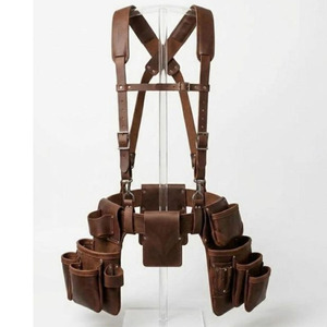 Bolsas de Herramientas Duraderas de Cuero Vacuno Genuino con Hebilla Automática de Aleación Segura, Impermeables y Multifuncionales con Compartimentos de Almacenamiento - Product Image 2