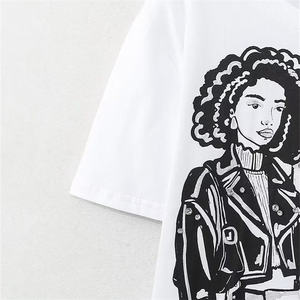 Vente en gros de t-shirts pour femmes sur mesure de haute qualité, ajustés, élégants, confortables, légers, à porter tous les jours pour toutes les occasions - Product Image 3