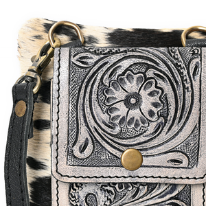 Bolso Tote de Cuero Vacuno Estilo Western para Mujer, con Cierre de Cremallera - Product Image 5