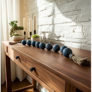 High Quality Handmade Resin <b>Bead</b> Garland Classic Premium Indoor Tabletop Decorative Accent - Product Image 3