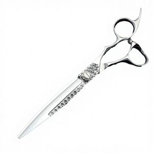 Ovexa Surgical Stainless Steel Barber Scissors Set 10mm Length Durable Perfect Grip Hair Cutting Tools with Bag - Product Image 2